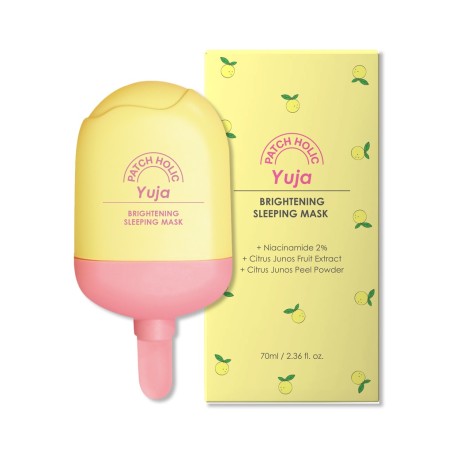 PATCH HOLIC - MASCARILLA DE NOCHE- YUJA BRIGHTENING SLEEPING MASK