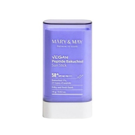 MARY & MAY-VEGAN PEPTIDE BAKUCHIOL SUN STICK 18GR