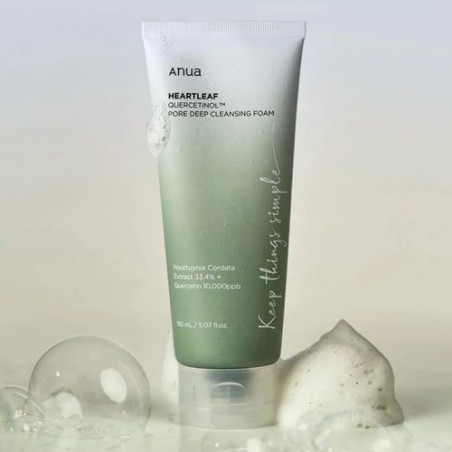 ANUA - HEARTLEAF QUERCETINOL PORE DEEP FOAM 150ML