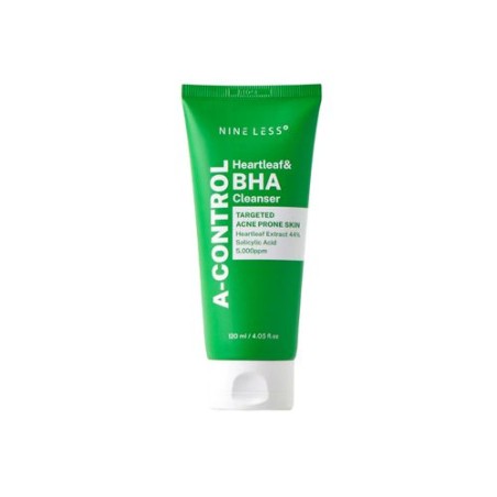 NINE LESS- A-CONTROL HEARTLEAF & BHA CLEANSER 120ML