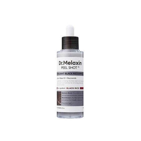 DR.MELAXIN- PEEL SHOT EXFOLIATING BLACK RICE AMPOULE 80ML