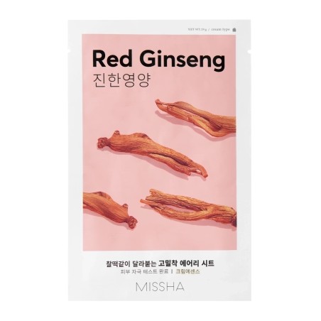 MISSHA- AIRY FIT SHEET MASK RED GINSENG 19g