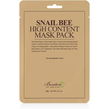 BENTON -MASCARILLA FACIAL- SNAIL BEE HIGH CONTENT MASK